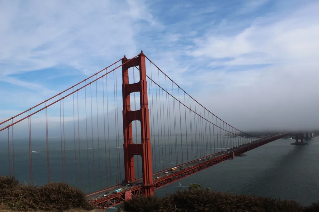 the golden gate bridge in san francisco, golden gate, bridge