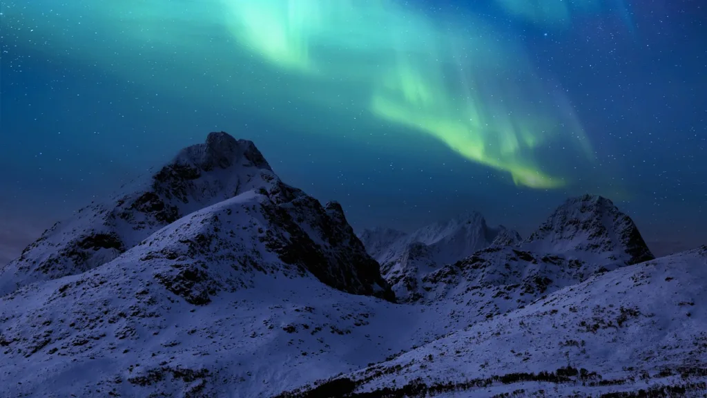 northern lights, norway, nature