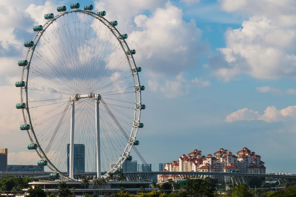 Ferris wheel at day time