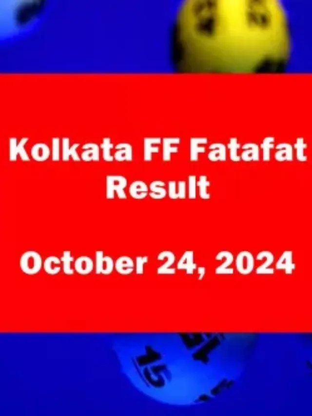 Kolkata Fatafat (Kolkata FF) November 27, 2024 result announced: Check winning numbers now